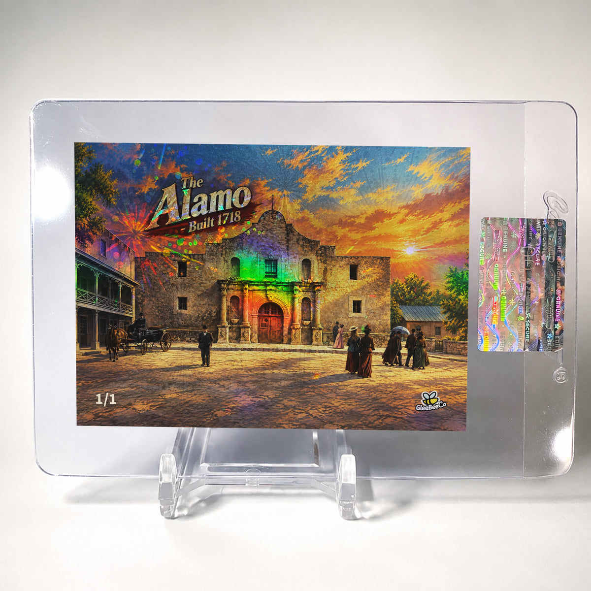 The Alamo Card Built 1718 2026 GleeBeeCo Fireworks 1/1