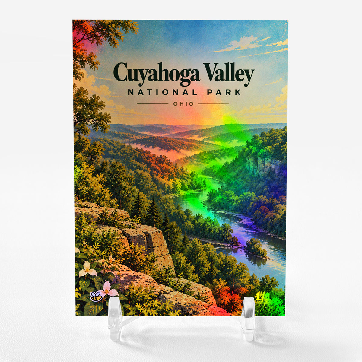 1/1 Cuyahoga Valley National Park Trading Card Ohio 2026 GleeBeeCo Holo