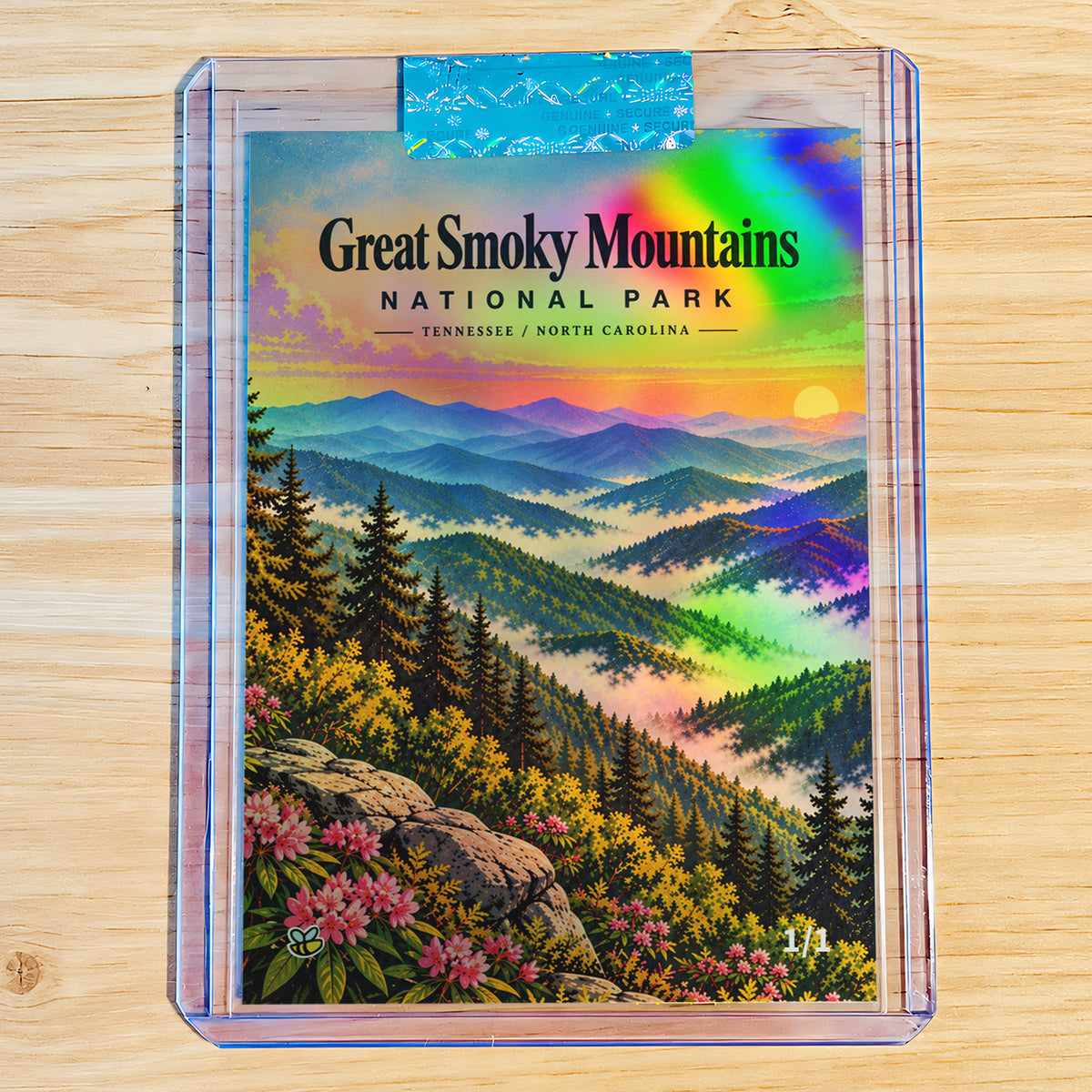 1/1 Great Smoky Mountains Trading Card National Park 2026 GleeBeeCo Holo