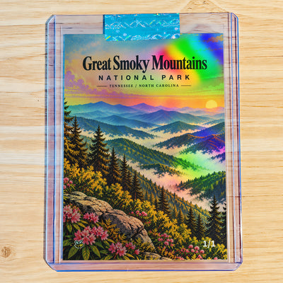 1/1 Great Smoky Mountains Trading Card National Park 2026 GleeBeeCo Holo