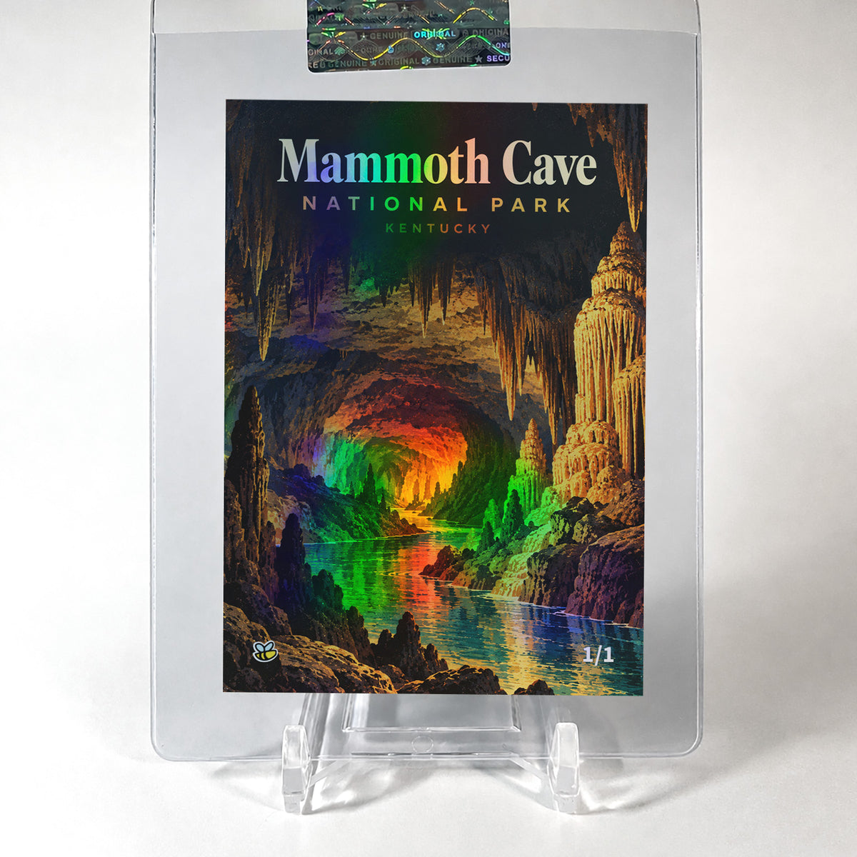 Mammoth Cave National Park Trading Card Kentucky 2026 GleeBeeCo Holo 1/1