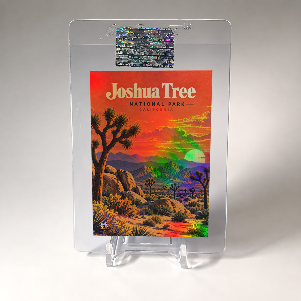 1/1 Joshua Tree National Park Trading Card California 2026 GleeBeeCo Holo
