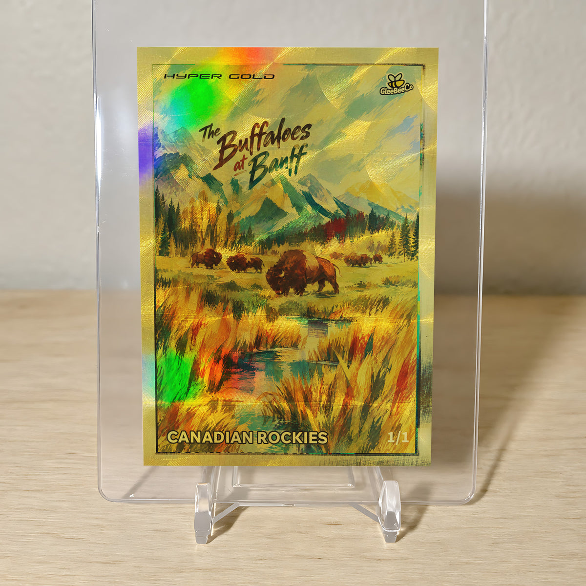 The Buffaloes at Banff Card 2026 GleeBeeCo Hyper Gold Auto 1/1