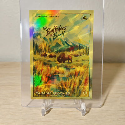 The Buffaloes at Banff Card 2026 GleeBeeCo Hyper Gold Auto 1/1