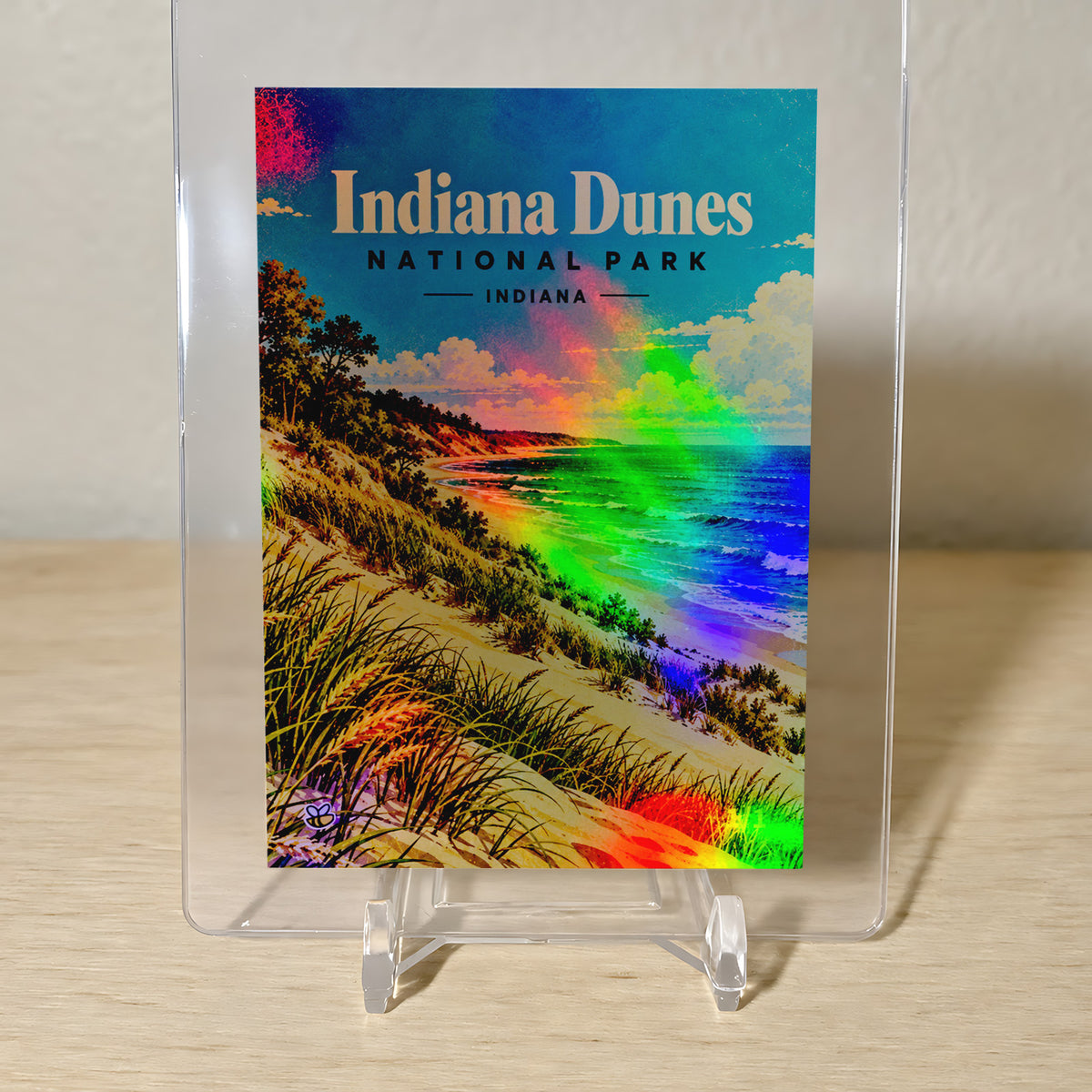 Indiana Dunes National Park Trading Card Indiana 2026 GleeBeeCo Holo 1/1