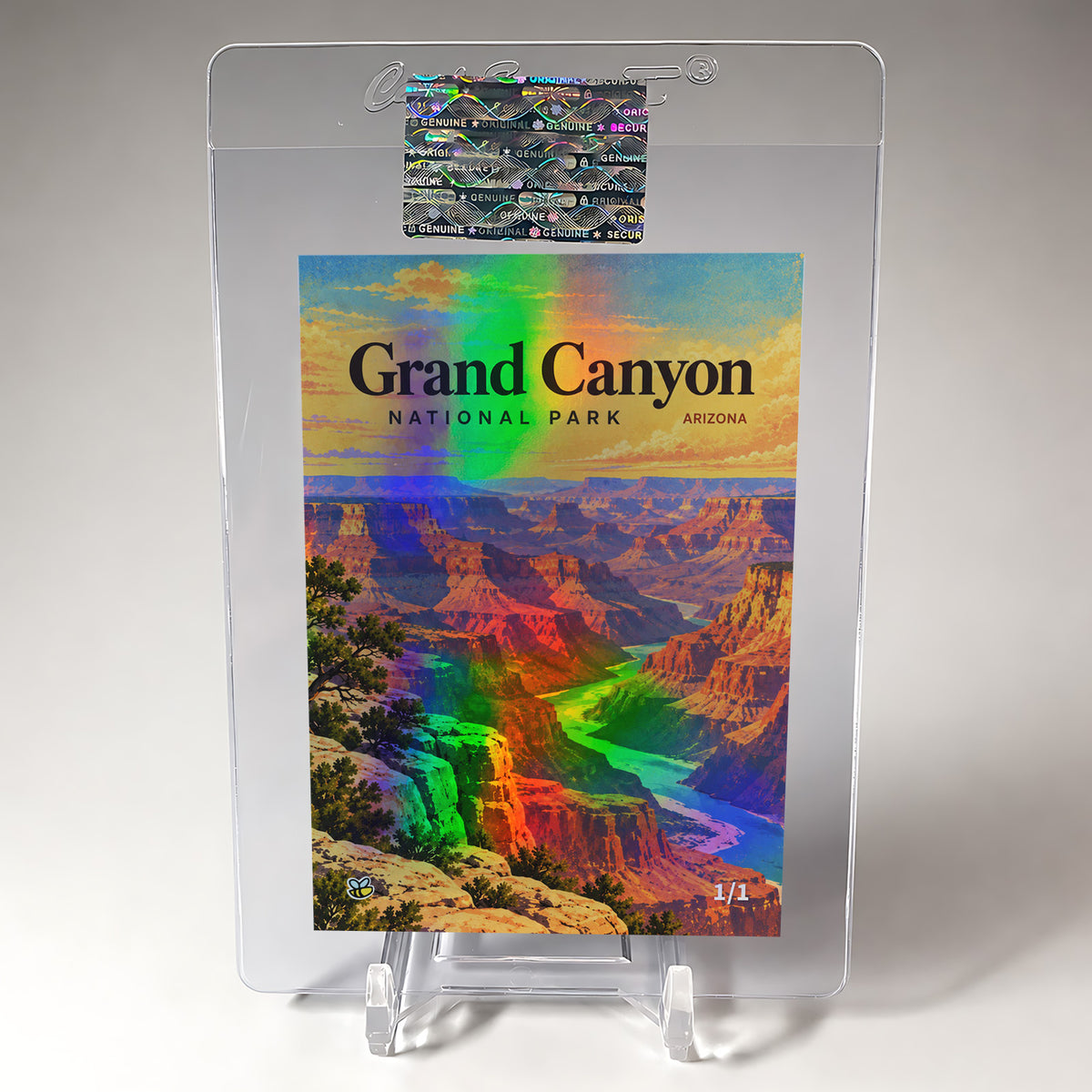 1/1 Grand Canyon National Park Trading Card Arizona 2026 GleeBeeCo Holo