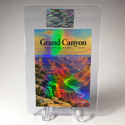 1/1 Grand Canyon National Park Trading Card Arizona 2026 GleeBeeCo Holo