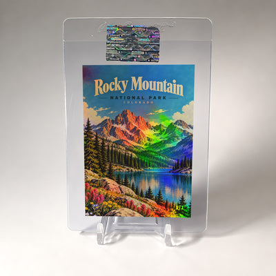 Rocky Mountain National Park Trading Card Colorado 2026 GleeBeeCo Holo 1/1