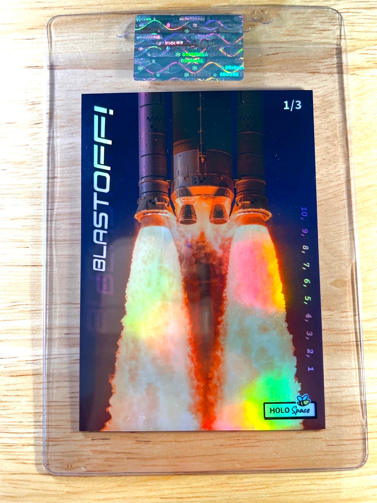 /3 Artemis II Card BLASTOFF! 2026 GleeBeeCo Holo Space NASA