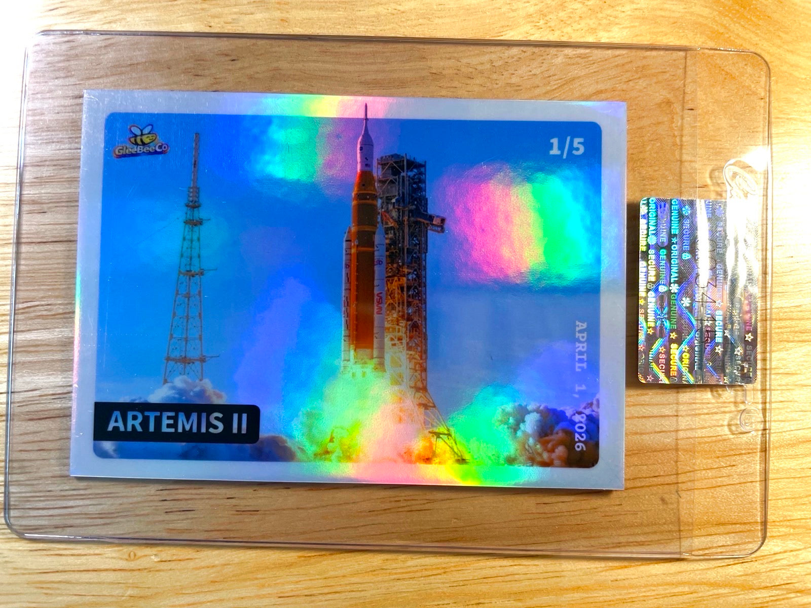 Artemis II Card Launch Complex 39B 2026 GleeBeeCo /5 - NASA Collectible