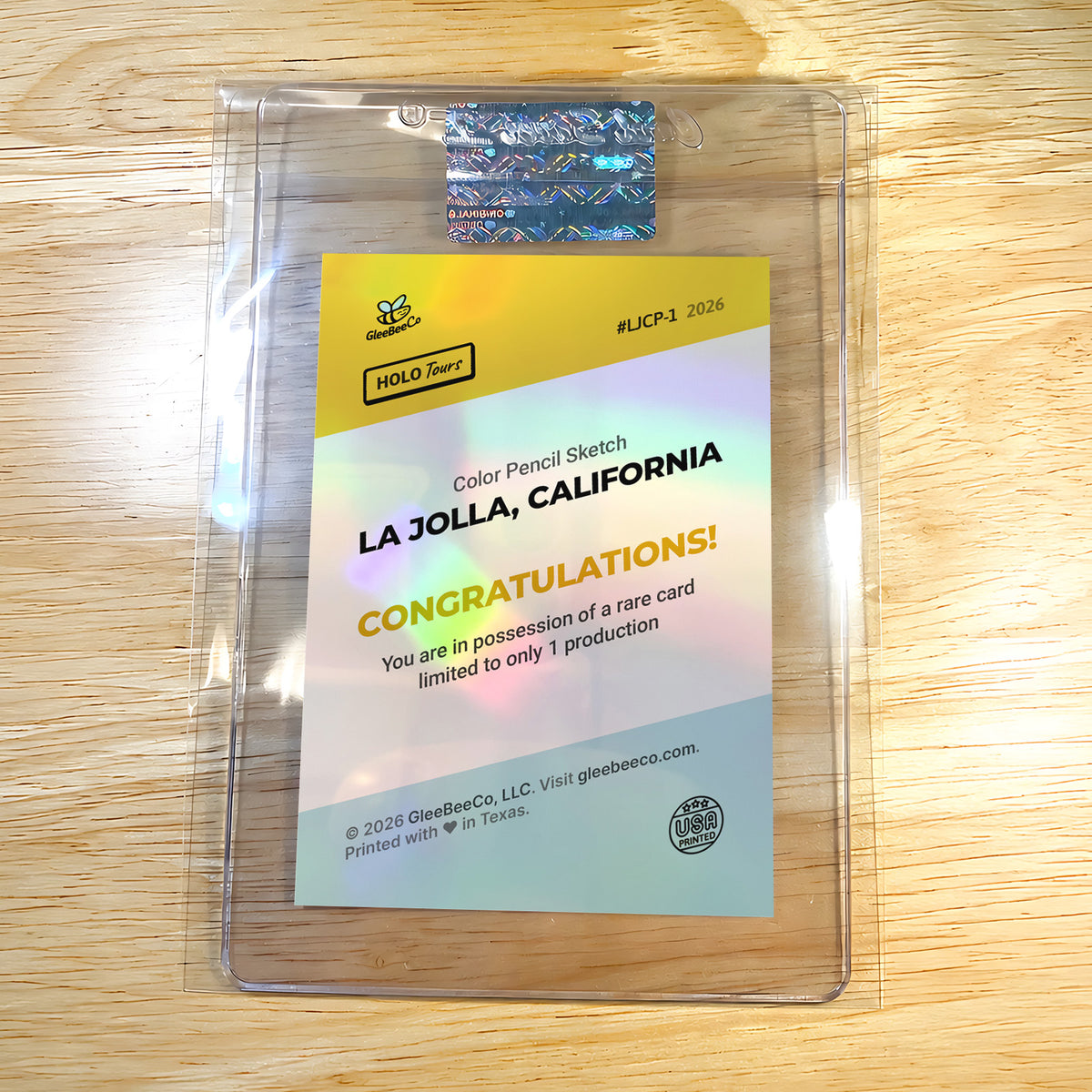 La Jolla Color Pencil Sketch