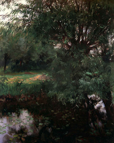 A Backwater at Wargrave painting by John Singer Sargent (1887)