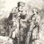 Abraham and Isaac Art Print 1645 Drawing by Rembrandt (6 Sizes) - Acid Free