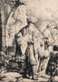 Abraham Dismissing Hagar Fine Art Print 1637 Painting by Rembrandt (6 Sizes)