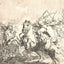 A Cavalry Fight Art Print 1632 Painting by Rembrandt (6 Sizes) - Archival Paper