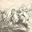 A Cavalry Fight art print by Rembrandt (1632)