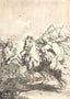 A Cavalry Fight Art Print 1632 Painting by Rembrandt (6 Sizes) - Archival Paper