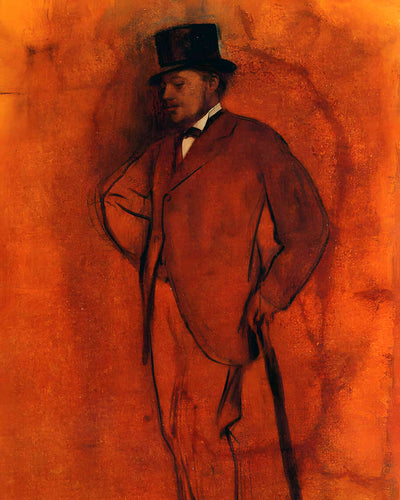 Achille De Gas 1872 Painting by Edgar Degas 8x10" Art Print
