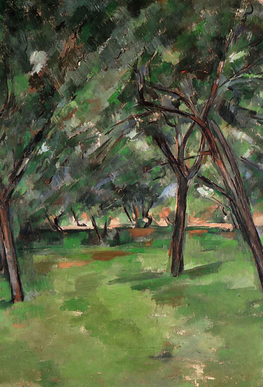 A Close Fine Art Print 1890 Painting by Paul Cezanne (6 Sizes) - Enhanced