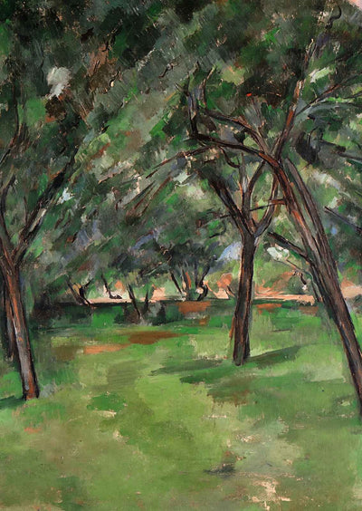 A Close Fine Art Print 1890 Painting by Paul Cezanne (6 Sizes) - Enhanced