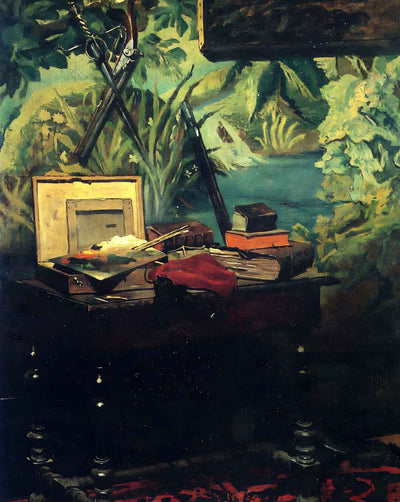 A Corner of the Studio art print by Claude Monet (1861)