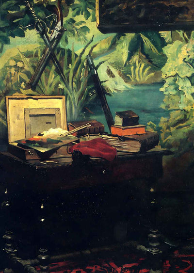 A Corner of the Studio Fine Art Print 1861 Painting by Claude Monet (6 Sizes)