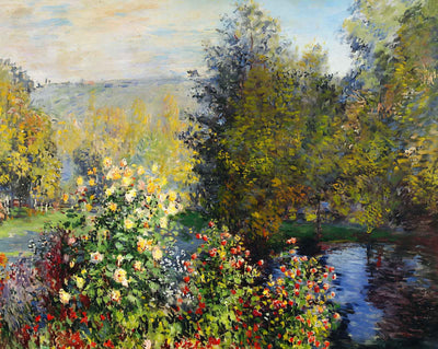 A Corner of the Garden at Montgeron painting by Claude Monet (1877)