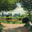 Adolphe Monet Reading in the Garden 1866 by Claude Monet Art Print (6 Sizes)