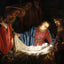 Adoration of the Art Print Shepherds by Bartolomé Murillo (6 Sizes) - Jesus