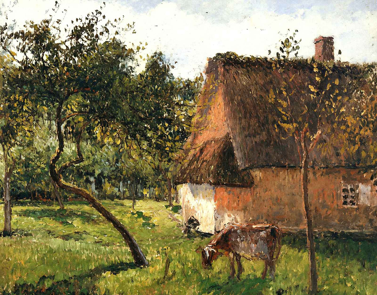A Field in Varengeville Fine Art Print 1899 by Camille Pissarro (6 Sizes)