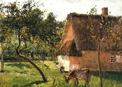 A Field in Varengeville Fine Art Print 1899 by Camille Pissarro (6 Sizes)
