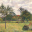 Afternoon in Eragny Grey Weather art print by Camille Pissarro (1900)
