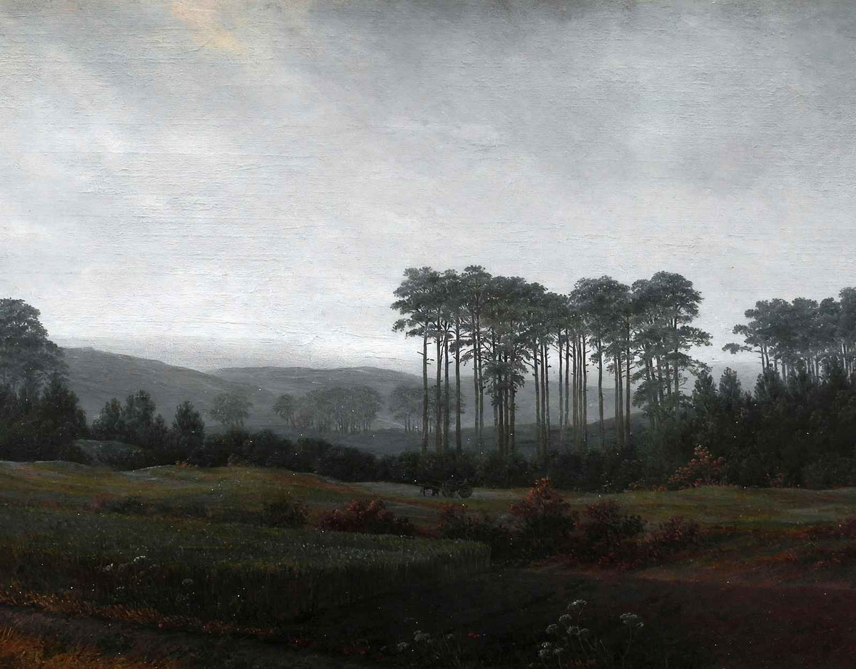 Afternoon 1821 Painting by Caspar David Friedrich Art Print (6 Sizes)