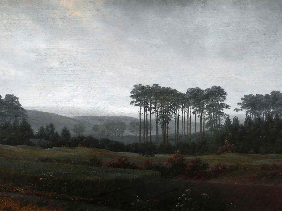 Afternoon 1821 Painting by Caspar David Friedrich Art Print (6 Sizes)