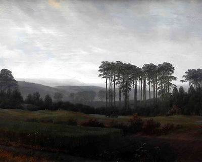 Afternoon Painting by Caspar David Friedrich 8x10" Art Print - Acid Free