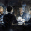 A Game of L'hombre in Brøndum's Hotel art print by Anna Palm