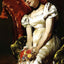 A Girl art print by Pierre-Auguste Renoir (1885)