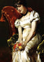 A Girl Art Print 1885 Painting by Pierre-Auguste Renoir (6 Sizes) - Restored