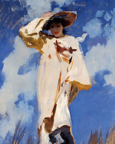 A Gust of Wind art print by John Singer Sargent (1887)
