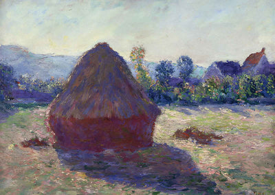 A Haystack in the Evening Sun 1891 Painting by Claude Monet Art Print (6 Sizes)