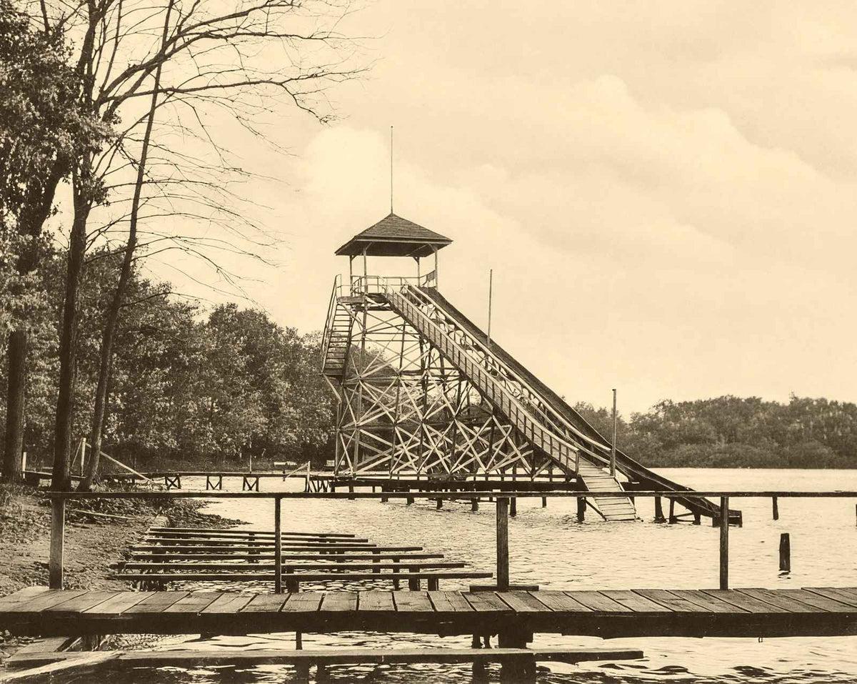 The Toboggan at Silver Lake photo print