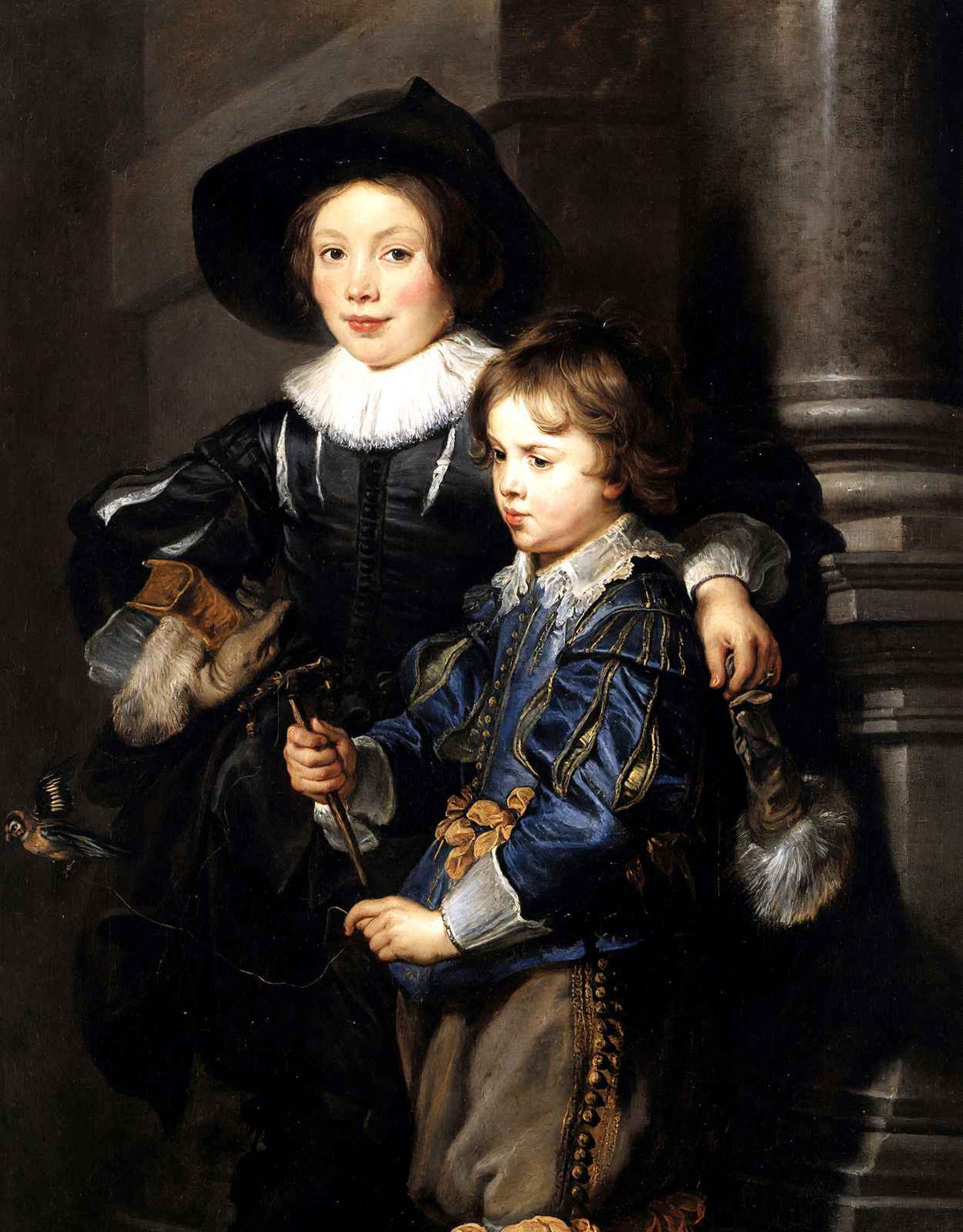 Albert and Nicolaas Rubens Art Print 1627 by Peter Paul Rubens (6 Sizes)