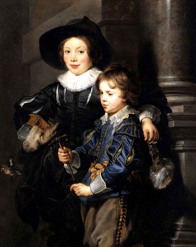 Albert and Nicolaas Rubens art print by Peter Paul Rubens (1627)
