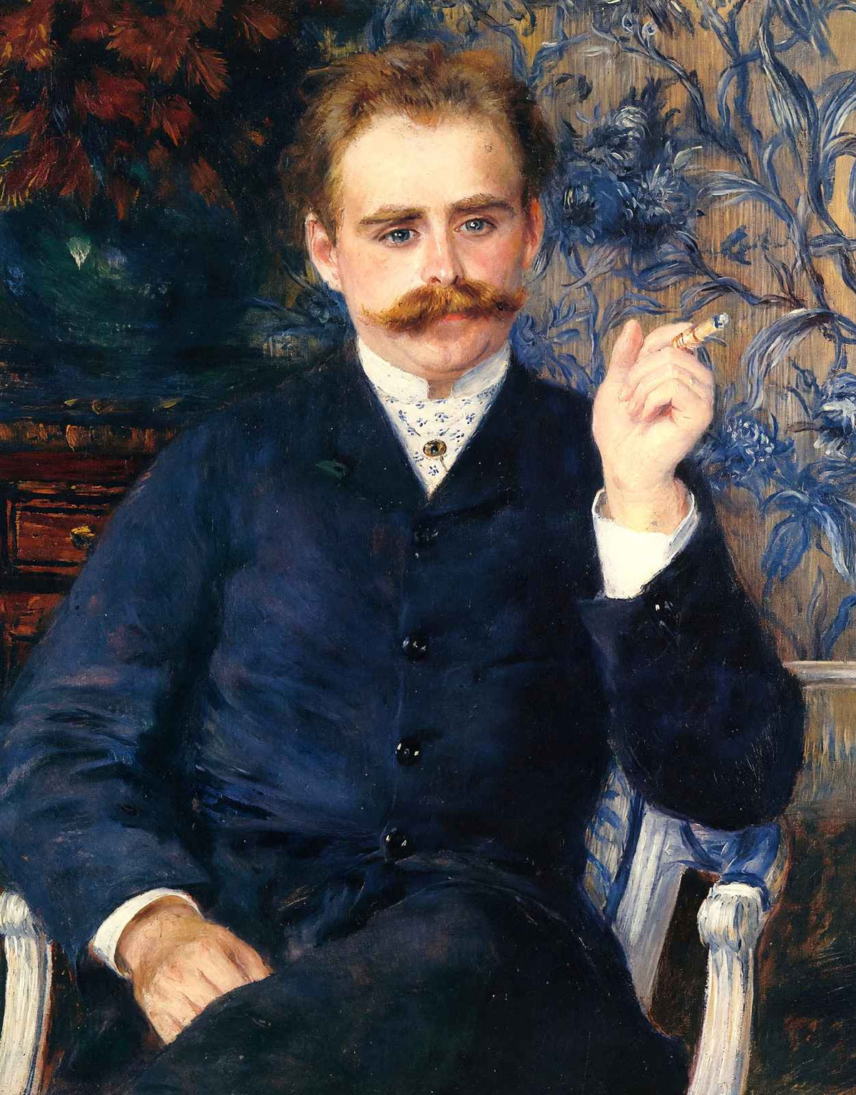 Albert Cahen D`anvers 1881 Painting by Pierre-Auguste Renoir Art Print (6 Sizes)