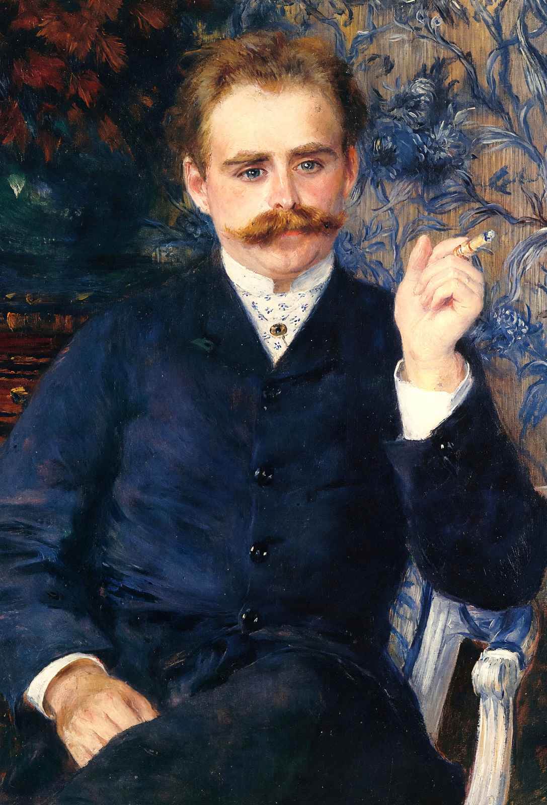 Albert Cahen D`anvers 1881 Painting by Pierre-Auguste Renoir Art Print (6 Sizes)