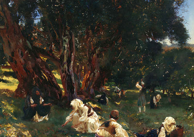 Albanian Olive Pickers Art Print 1909 Painting by John Singer Sargent (6 Sizes)