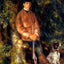 Alfred Berard and His Dog 1881 by Pierre-Auguste Renoir Fine Art Print (6 Sizes)