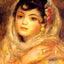 Algerian Woman Fine Art Print 1881 Painting by Pierre-Auguste Renoir (6 Sizes)
