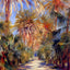 Algiers, the Garden of Essai Art Print 1881 by Pierre-Auguste Renoir (6 Sizes)