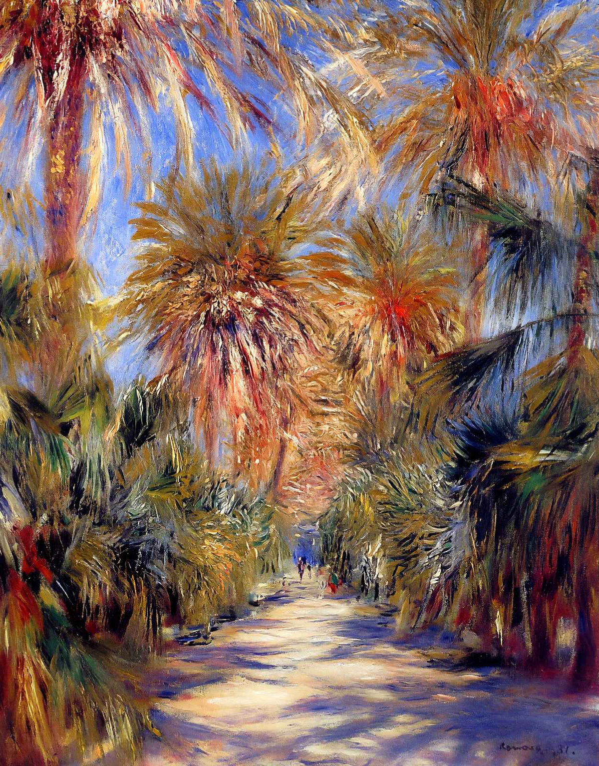Algiers, the Garden of Essai Art Print 1881 by Pierre-Auguste Renoir (6 Sizes)